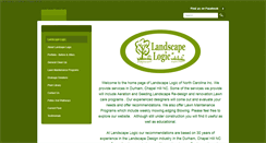 Desktop Screenshot of landscapelogicnc.com