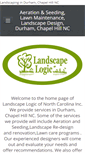 Mobile Screenshot of landscapelogicnc.com